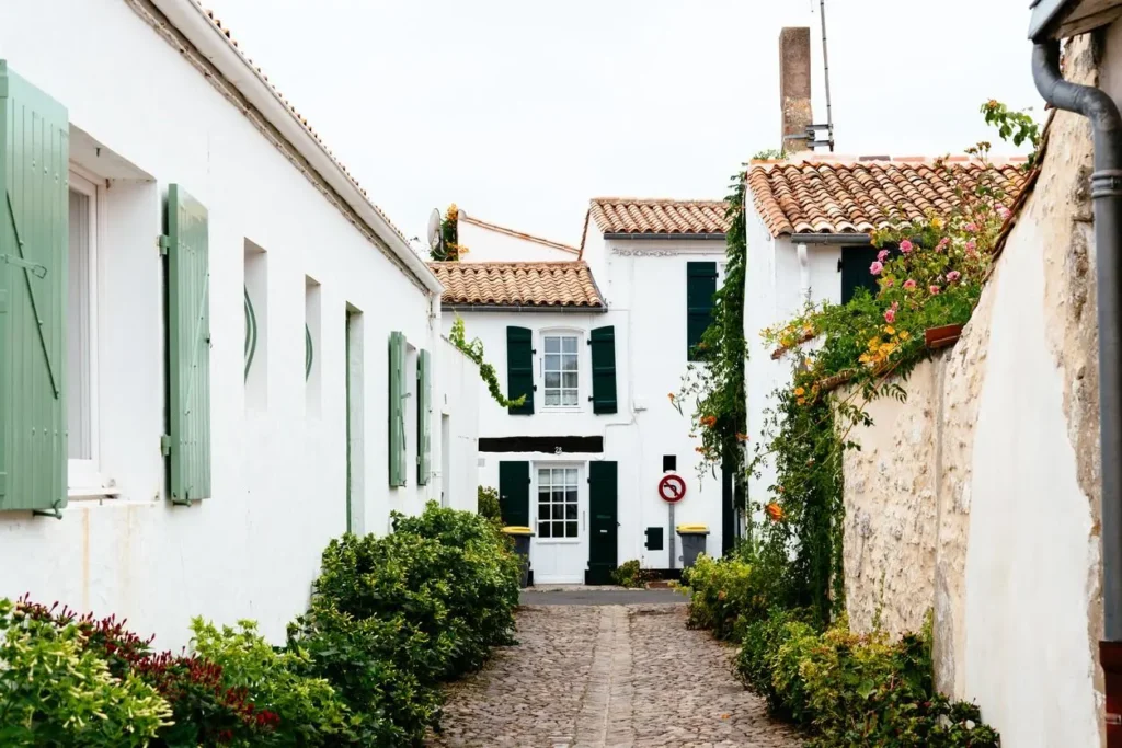 Façade de maison traditionnelle avec une toiture soignée et une zinguerie de qualité réalisée par Activ & Co en Charente-Maritime, Vendée et Deux-Sèvres.