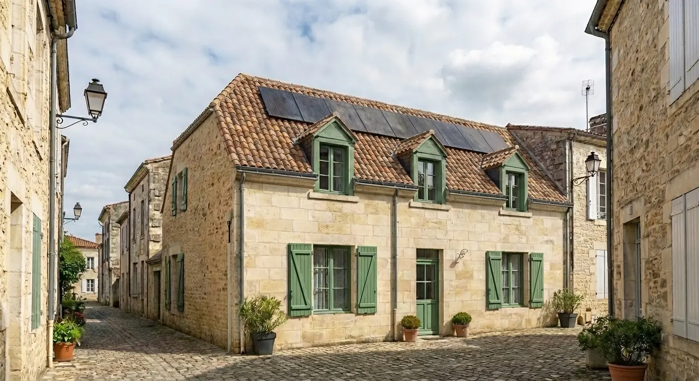Installation panneaux solaires en Deux-Sèvres longère Bressuire bocage rural autoconsommation solaire