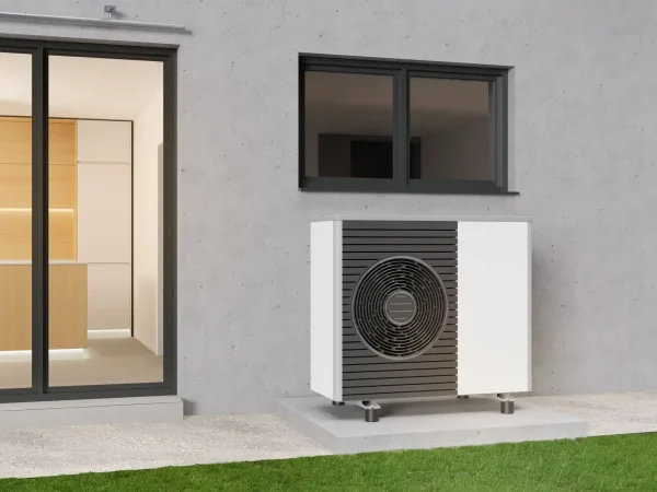 Pompe à chaleur air/air et air/eau installée pour un chauffage éco-responsable et une optimisation énergétique du logement.
